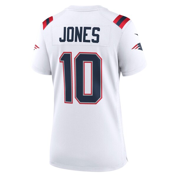 Mac Jones New England Patriots Nike Women's Player Jersey - White/Navy - Image 5
