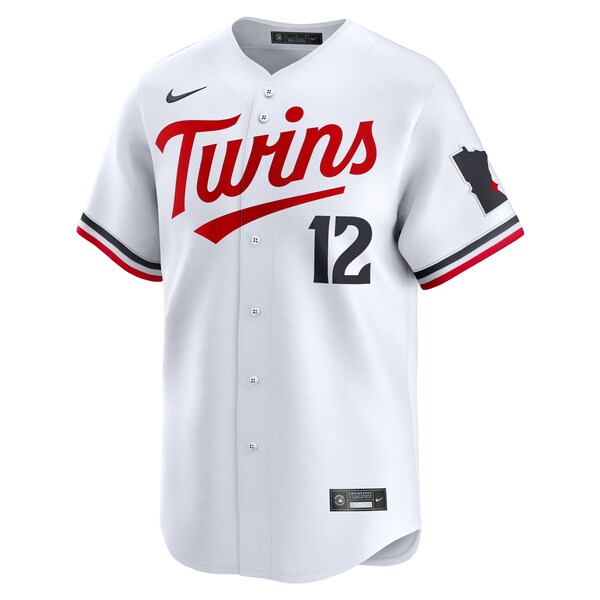 Kyle Farmer Minnesota Twins Nike Home Limited Player Jersey - White - Image 2