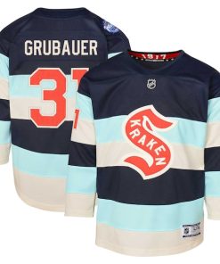 Philipp Grubauer Seattle Kraken Preschool 2024 NHL Winter Classic Premier Player Jersey - Deep Sea Blue