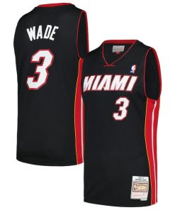 Dwyane Wade Miami Heat  2012/13 Hardwood Classics Swingman Jersey - Black