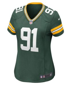 Alternative view of Preston Smith Green Bay Packers Nike Women's Game Jersey - Green