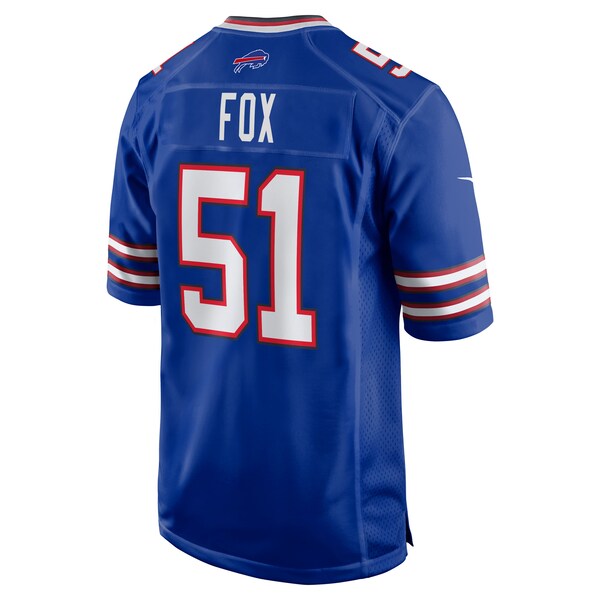 Morgan Fox Buffalo Bills Nike Team Game Jersey - Royal - Image 3
