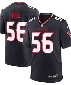 Jamal Hill Houston Texans Nike Team Game Jersey -  Navy