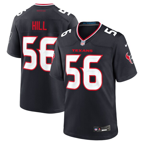 Jamal Hill Houston Texans Nike Team Game Jersey - Navy