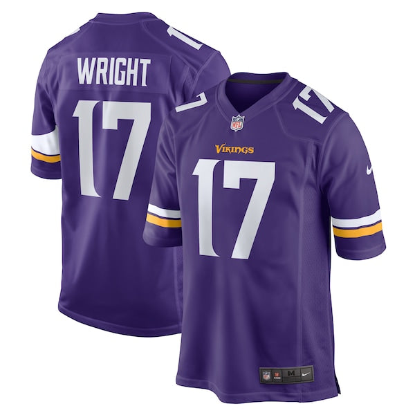 Ryan Wright Minnesota Vikings Nike Game Jersey - Purple