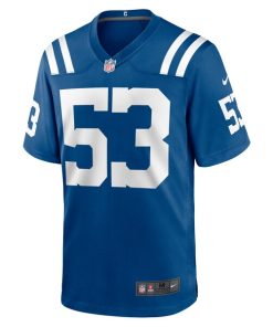 Alternative view of Isaiah Land Indianapolis Colts Nike Team Game Jersey -  Royal