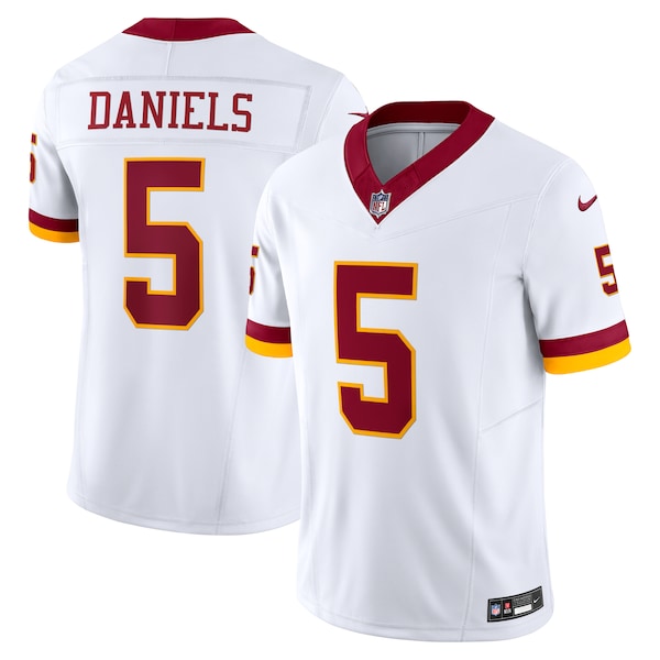 Jayden Daniels Washington Commanders Nike Vapor F.U.S.E. Limited Super Bowl Era Jersey - White/Black/Burgundy - Image 4