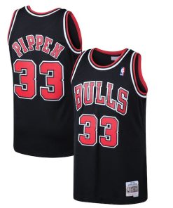 Scottie Pippen Chicago Bulls  1997/98 Hardwood Classics Swingman Jersey - Black/White