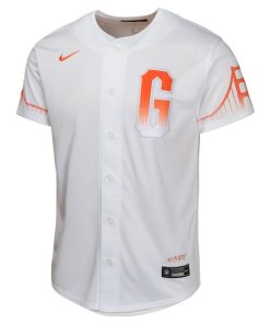 Alternative view of Mike Yastrzemski San Francisco Giants Nike Youth City Connect Limited Player Jersey - White