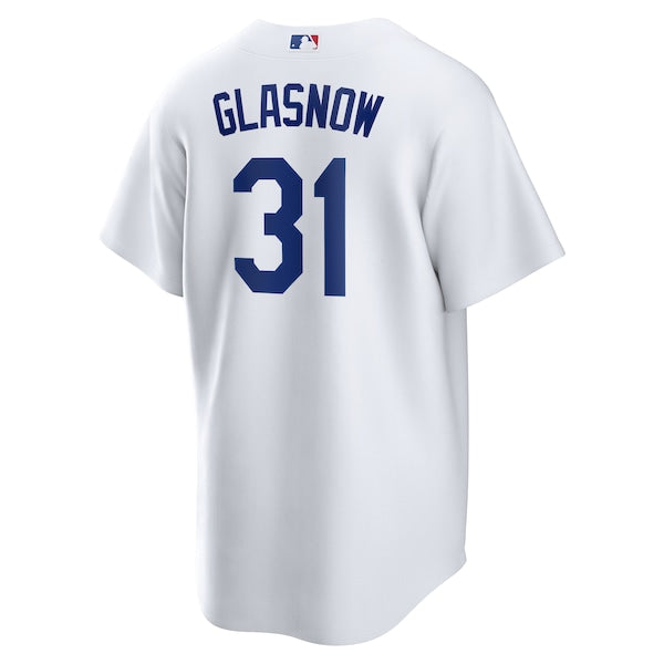Tyler Glasnow Los Angeles Dodgers Nike Home Replica Jersey - White - Image 3