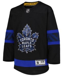 Alternative view of Toronto Maple Leafs Youth Alternate Premier Team Jersey - Black