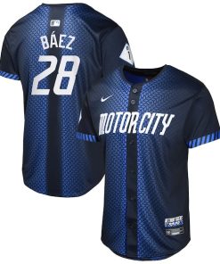 Javier Baez Detroit Tigers Nike Youth 2024 City Connect Limited Jersey - Navy