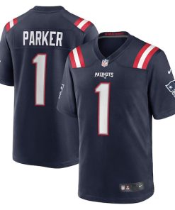 DeVante Parker New England Patriots Nike Game Jersey - Navy