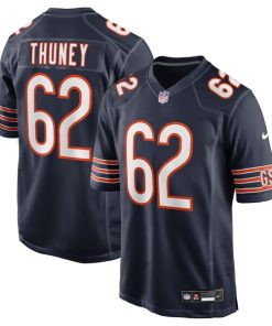 Joe Thuney Chicago Bears Nike Team Game Jersey -  Navy