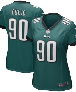Mike Golic Philadelphia Eagles Nike Women's Game Retired Player Jersey - Midnight Green