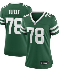 Jay Tufele New York Jets Nike Women's Team Game Jersey - Legacy Green