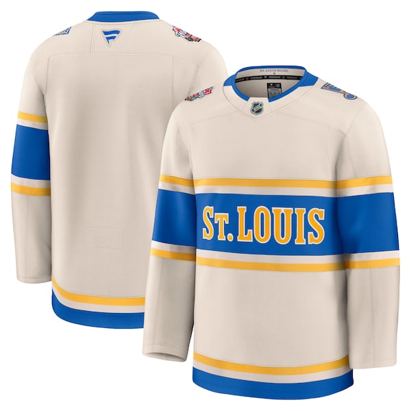 St. Louis Blues 2025 NHL Winter Classic Premium Jersey - Cream