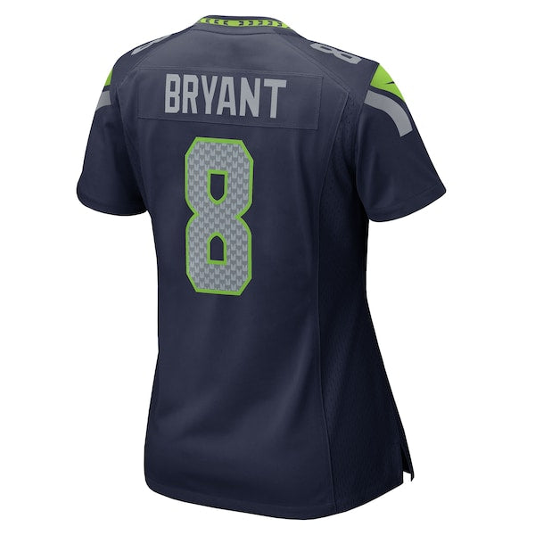 Coby Bryant Seattle Seahawks Nike Women's Team Game Jersey - College Navy/Neon Green - Image 4