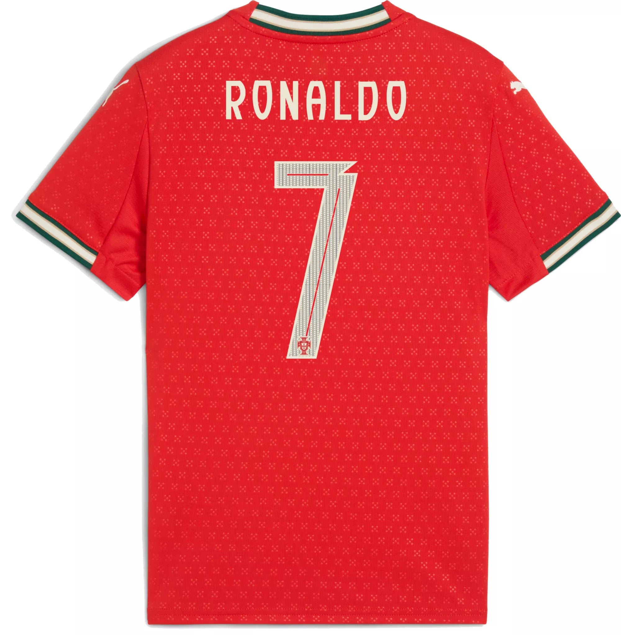 2025 PUMA Cristiano Ronaldo Portugal Youth Home Authentic Jersey - Image 3