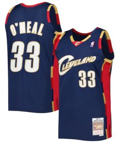 Shaquille O'Neal Cleveland Cavaliers Hardwood Classics 2009/10 Jersey - Navy