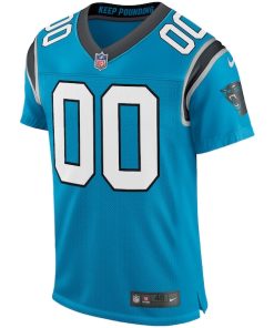 Alternative view of Carolina Panthers Nike Classic Elite Custom Jersey - Blue