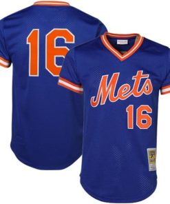 Dwight Gooden New York Mets Cooperstown Mesh Batting Practice Jersey - Royal