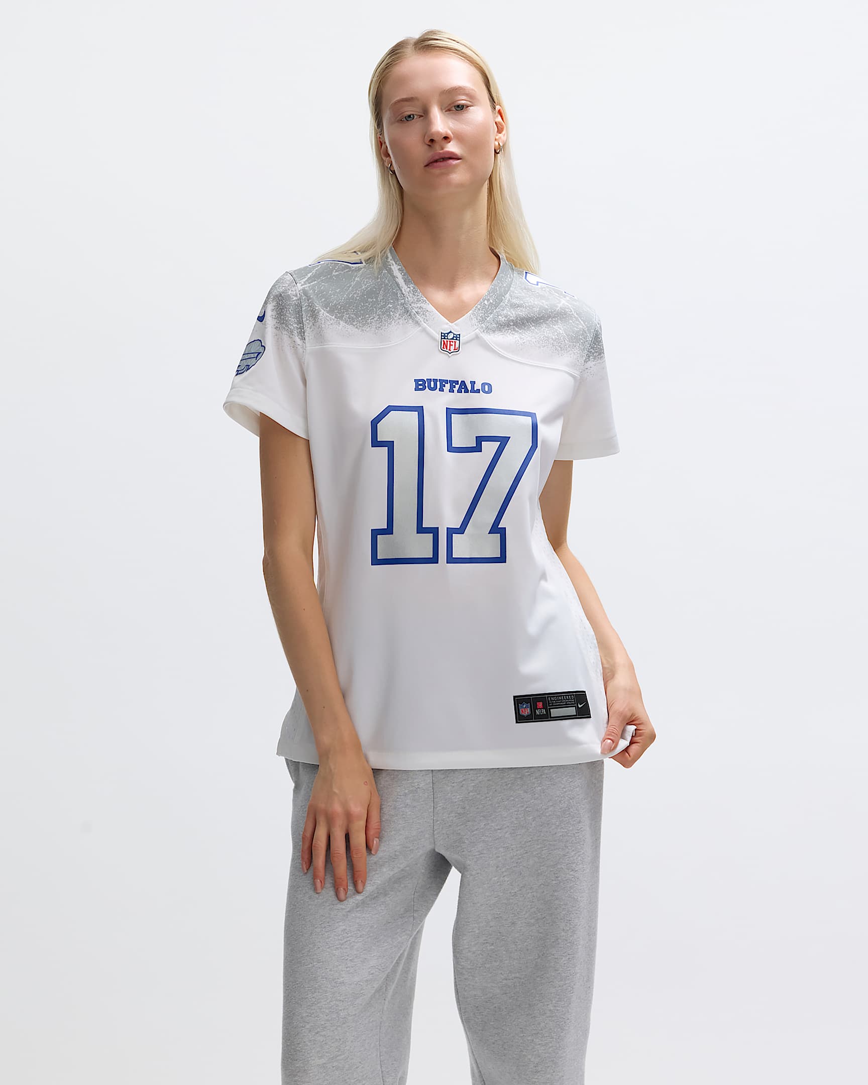 Women's Josh Allen Buffalo Bills Nike 2025 RIVALRIES Game Jersey - White - Image 4