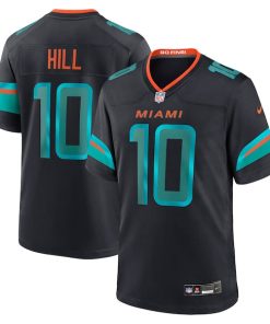 Tyreek Hill Miami Dolphins Nike 2025 Rivalries Collection Game Jersey - Pitch Blue
