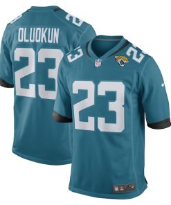 Foyesade Oluokun Jacksonville Jaguars Nike Game Player Jersey - Teal