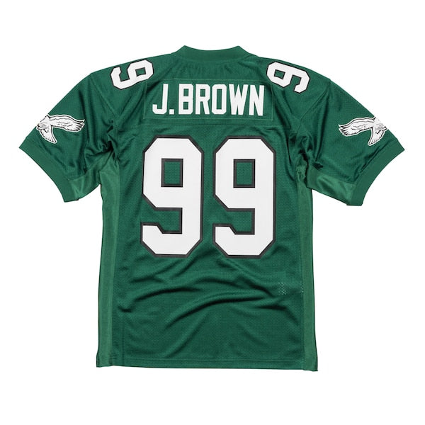 Jerome Brown Philadelphia Eagles 1991 Authentic Jersey - Kelly Green - Image 3