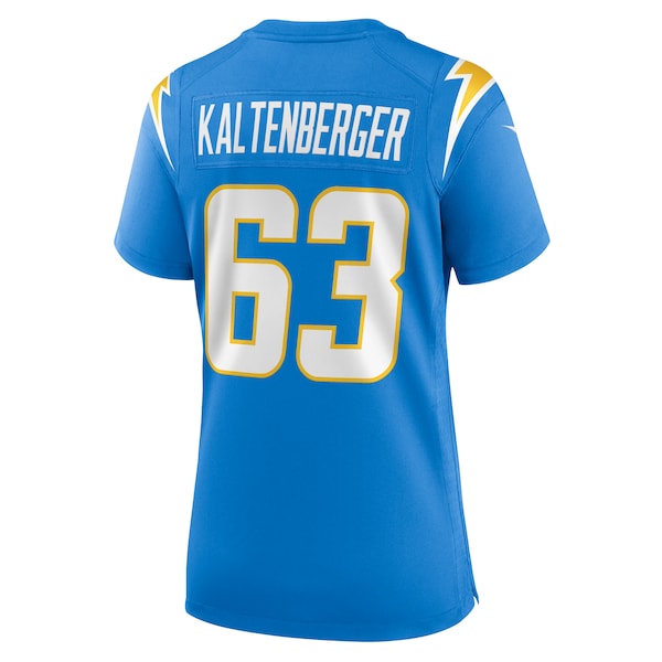 Josh Kaltenberger Los Angeles Chargers Nike Women's Team Game Jersey - Powder Blue - Image 4