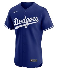 Alternative view of Los Angeles Dodgers Nike Alternate 2 Elite Jersey - Royal