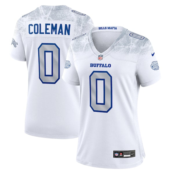 Keon Coleman Buffalo Bills Nike Women's 2025 Rivalries Collection Game Jersey - White