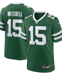 Adonai Mitchell New York Jets Nike Team  Game Jersey - Legacy Green