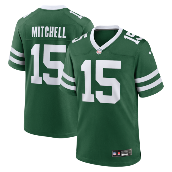 Adonai Mitchell New York Jets Nike Team Game Jersey - Legacy Green