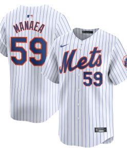 Sean Manaea New York Mets Nike Home Limited Player Jersey?¨C White