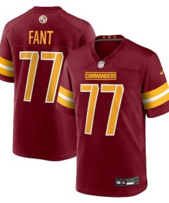 George Fant Washington Commanders Nike Team Game Jersey -  Burgundy
