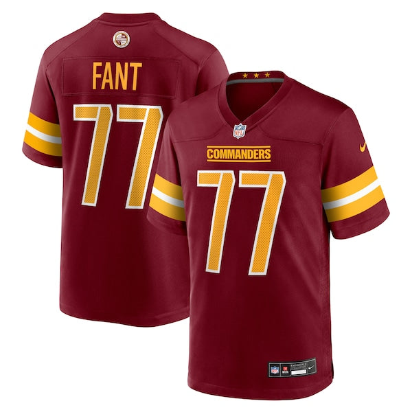 George Fant Washington Commanders Nike Team Game Jersey - Burgundy
