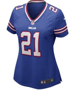 Alternative view of Jordan Poyer Buffalo Bills Nike Women's Game Jersey - Royal