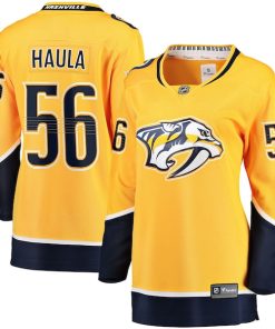 Erik Haula Nashville Predators  Women's Home Breakaway Player Jersey - Gold