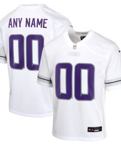 Minnesota Vikings Nike Youth Alternate Custom Game Jersey - White