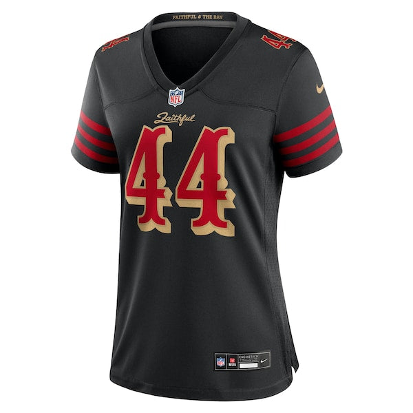 Kyle Juszczyk San Francisco 49ers Nike Women's 2025 Rivalries Collection Game Jersey - Black - Image 2