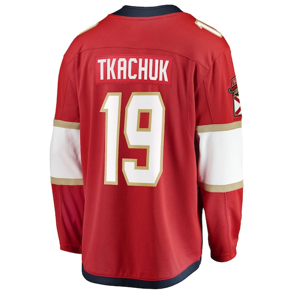 Matthew Tkachuk Florida Panthers 2025 Stanley Cup Champions Breakaway Jersey - Red - Image 3