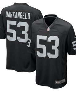 Isaac Darkangelo Las Vegas Raiders Nike Team Game Jersey -  Black