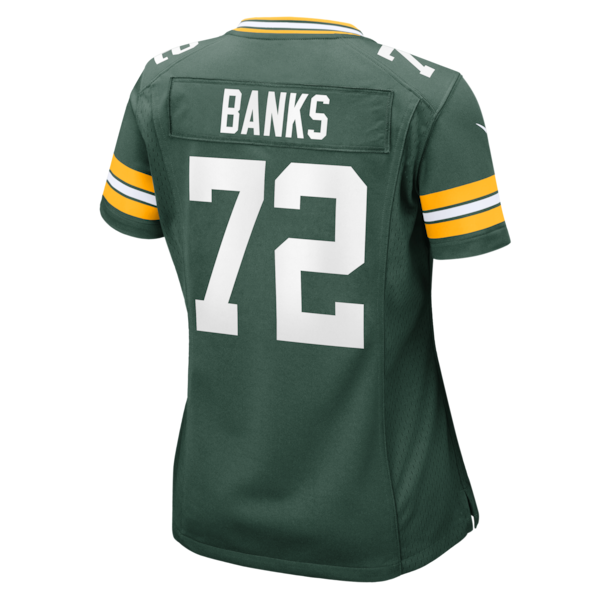 Brant Banks Green Bay Packers Nike Women's Team Game Jersey - Green - Image 3