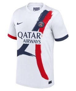 Alternative view of Paris Saint-Germain Nike 2024/25 Away Replica Jersey - White
