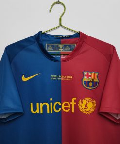 Alternative view of Barcelona 2008-09 Home Vintage Jersey