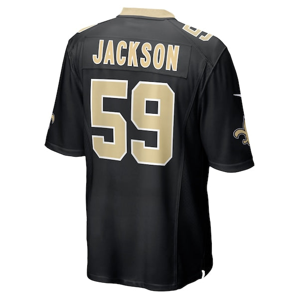 Jordan Jackson New Orleans Saints Nike Game Player Jersey - Black - Image 3