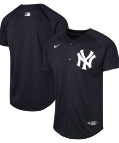 New York Yankees Nike Youth Alternate Limited Jersey - Navy