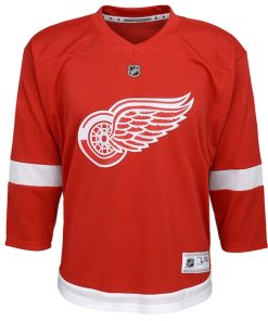 Alternative view of Detroit Red Wings Youth Home Replica Blank Jersey - Red